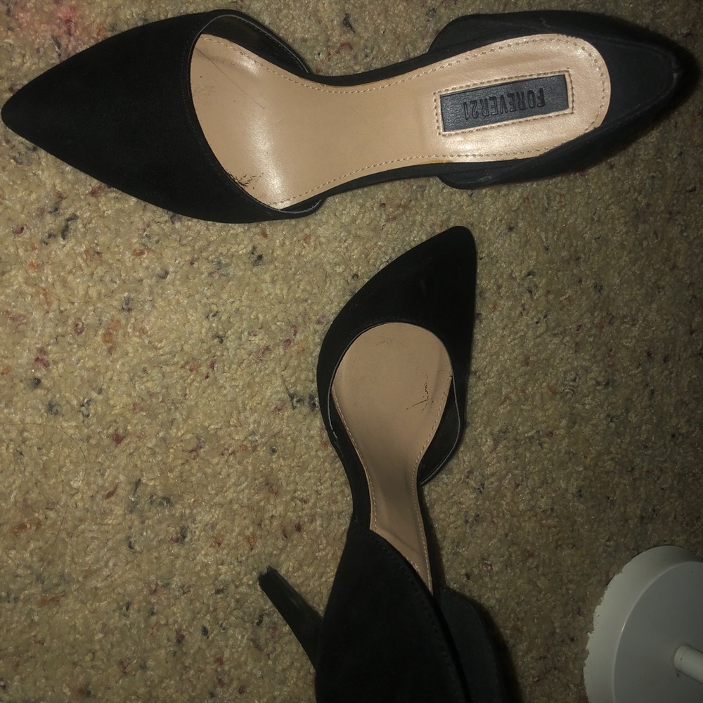 black heels